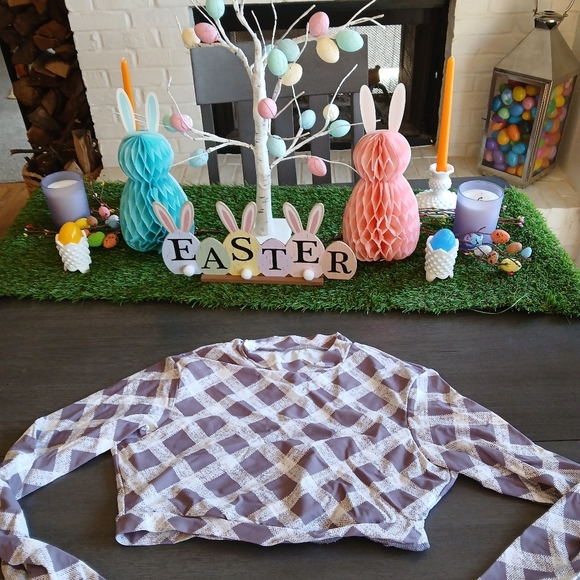 Raoswns rple Plaid Bikini Set Retails For $200 - Picture 4 of 7